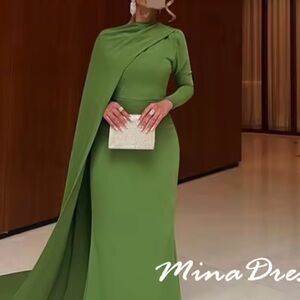 Elegant Green Gown